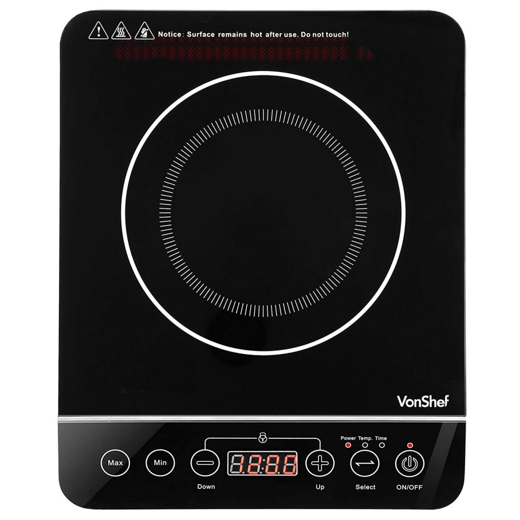 VonShef Portable Digital Electric Induction Countertop Cooktop