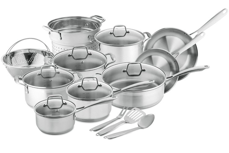 Chef's Star Professional Grade Stainless Steel 17 Piece Pots & Pans Set - Induction Ready Cookware Set 
