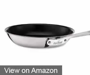 All-Clad 4110 NS R2 Stainless Steel Tri-Ply Bonded Dishwasher Safe PFOA-free Non-Stick Fry Pan