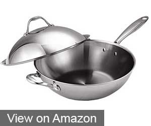 Cooks Standard Multi-Ply Clad Stainless Steel 13-Inch Wok