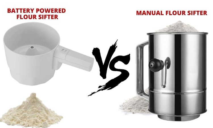 clean a clogged flour sifter