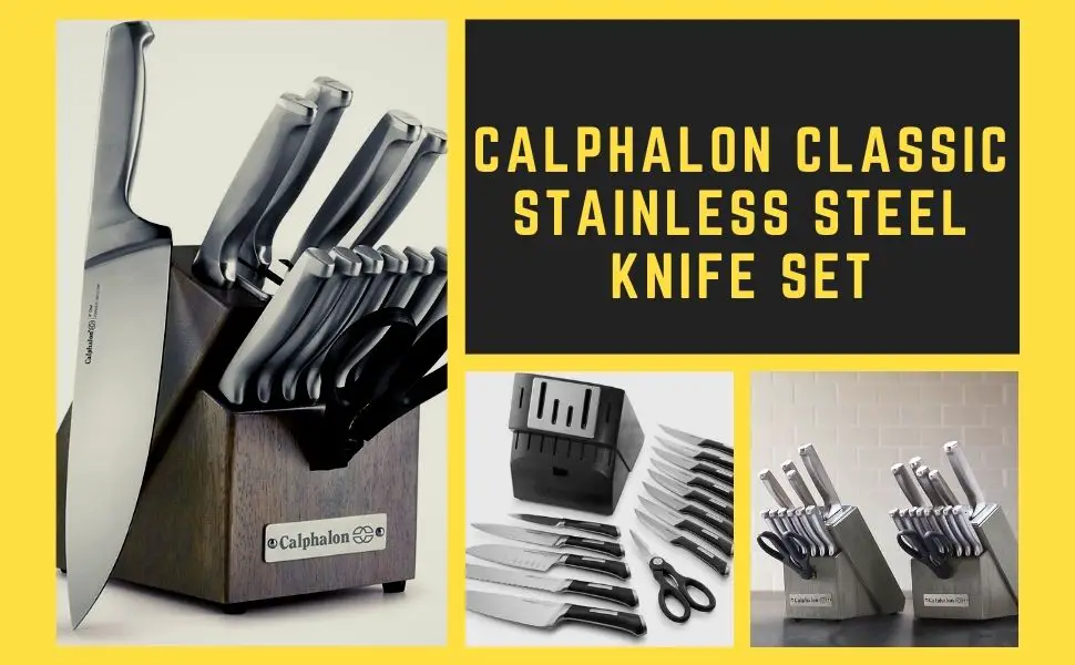 Calphalon Classic Stainless Steel Knife Set