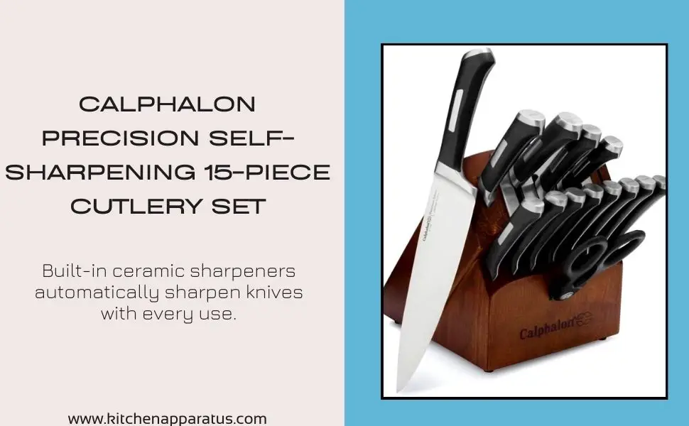 Calphalon Precision Self-Sharpening 15-Piece Cutlery Set