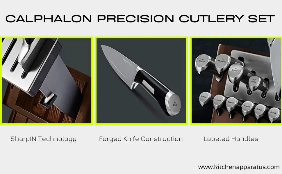 Calphalon Precision SharpIN Nonstick Cutlery Set